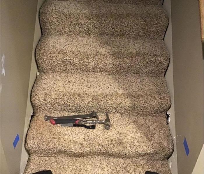 carpet stair damage